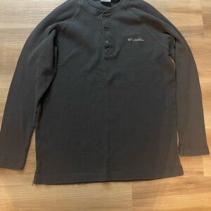Columbia Gray Long Sleeve Tee Casual Comfort